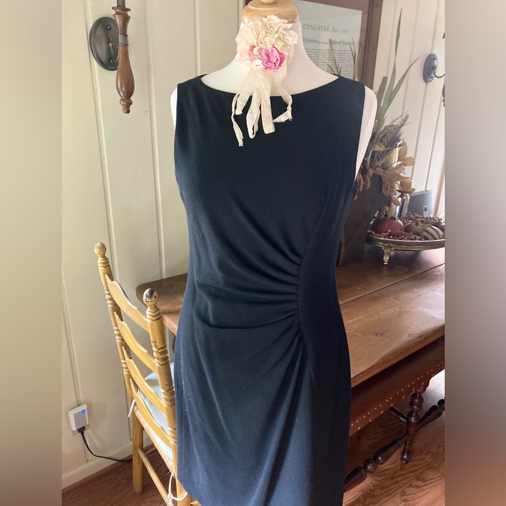VTG ANNE KLEIN LITTLE BLACK DRESS 10